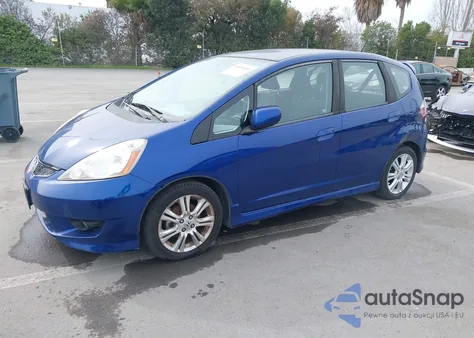 2009 Honda Fit Sport from USA, damaged, VIN JHMGE88439C000929